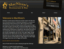 Tablet Screenshot of macnivens.com